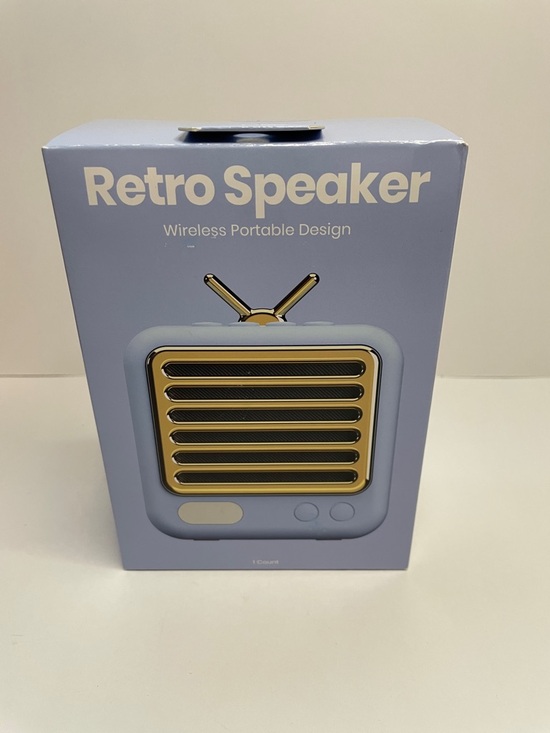Chug Inc. Other - NIB Retro Speaker Wireless Portable Speaker - Light Blue